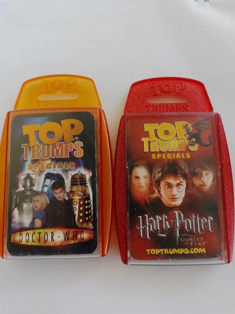 Bundle TOP TRUMPS Harry Potter &Doctor Who (Category: Card Packs) located in Cavite. Submitted by cha21hk21 (Listing ID 1198875497, Image 1). Description: .