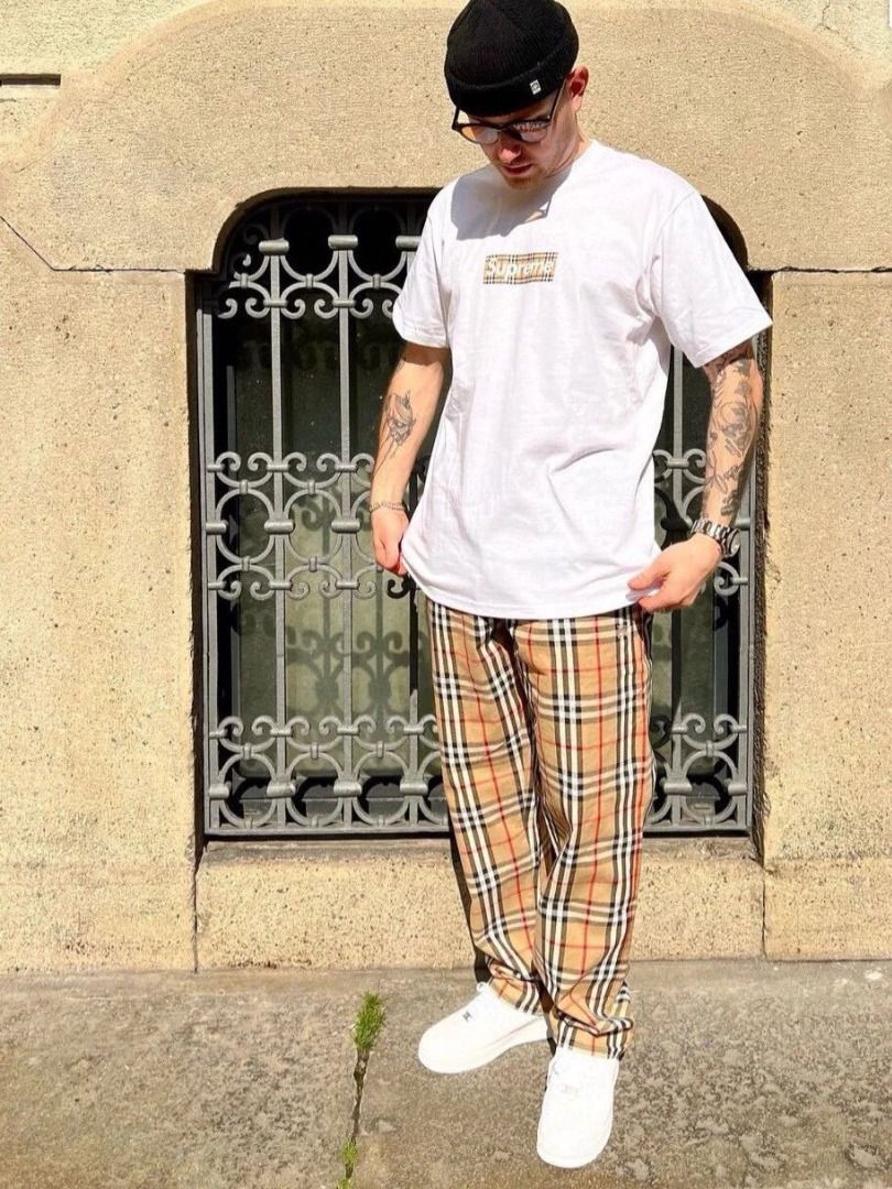 BURBERRY X SUPREME T SHIRTS Luxury Apparel on Carousell