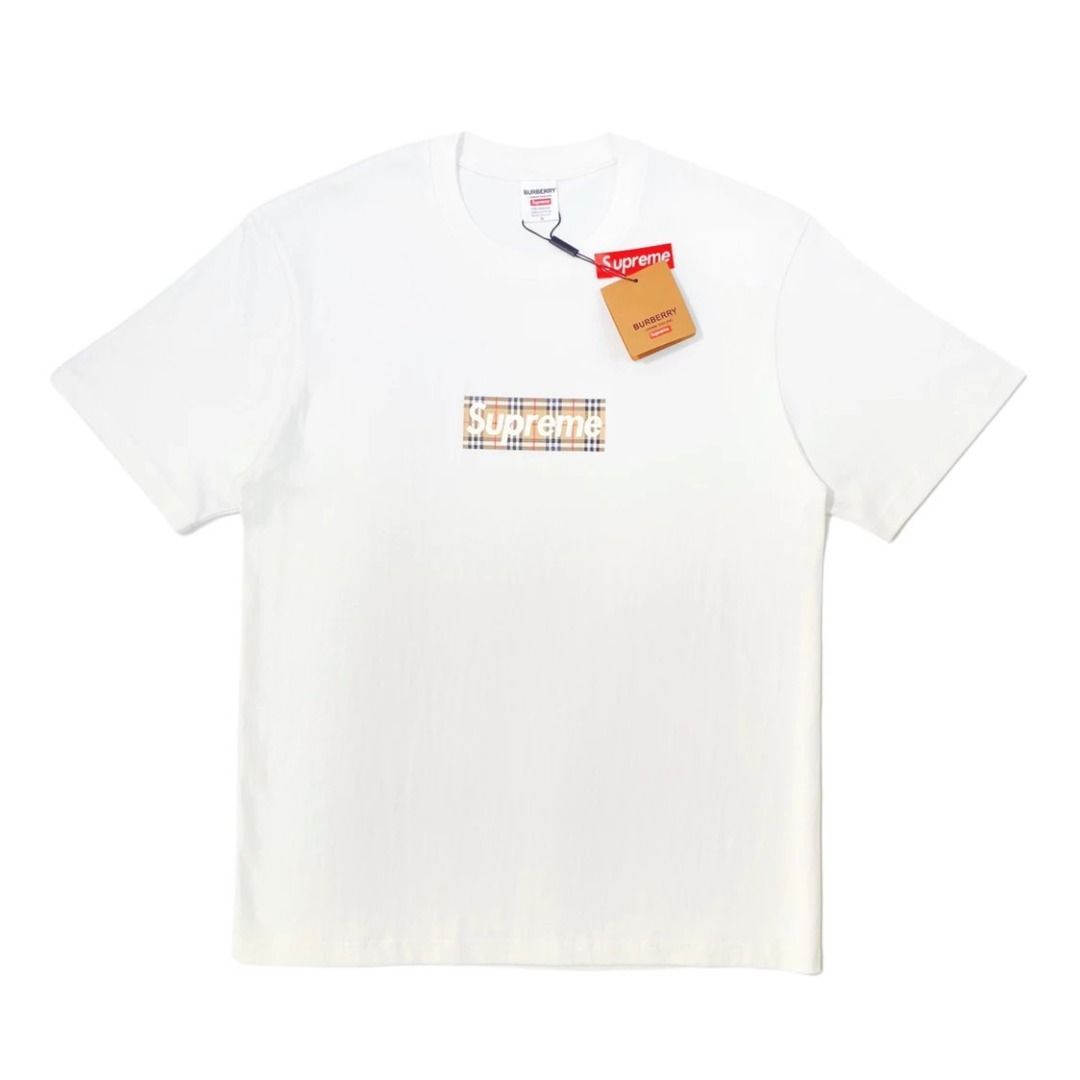 Burberry x supreme xs sale