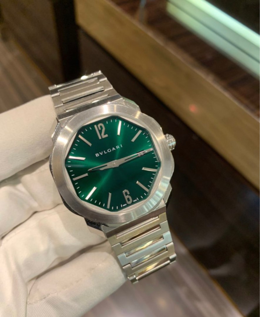Bvlgari watch green new arrivals