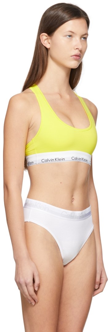 Calvin klein bra yellow