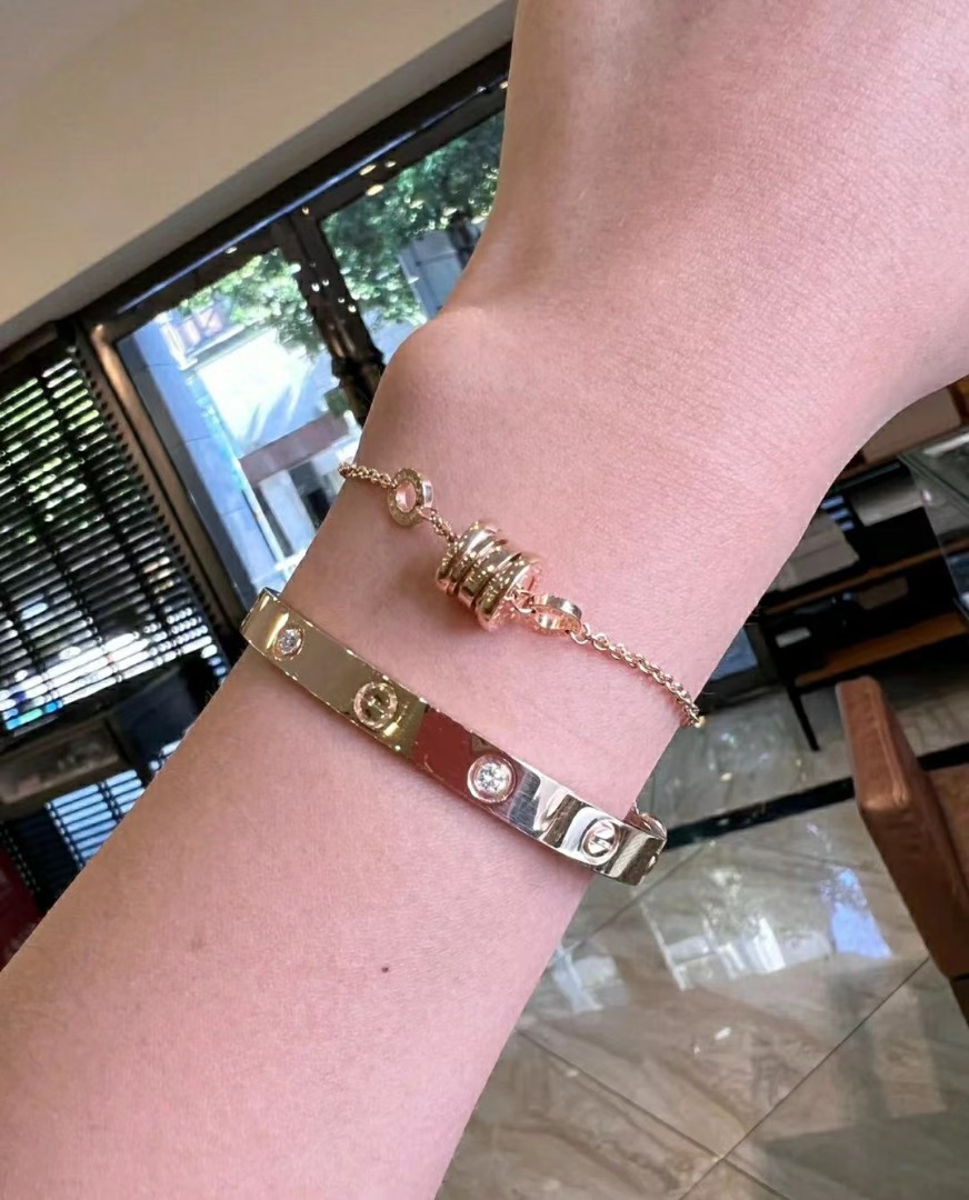 Love bracelet hot sale pink gold