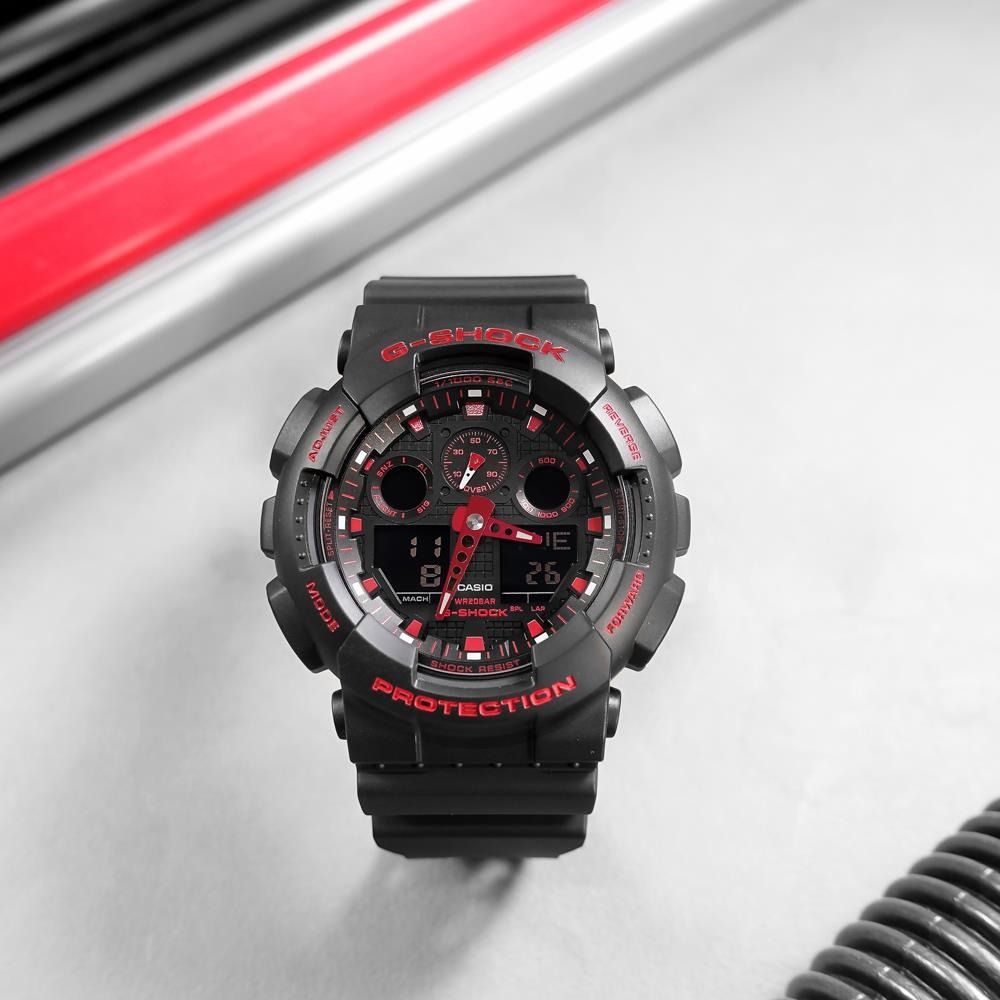 Casio G Shock GA 100BNR 1ADR GA 100BNR 1A GA 100BNR 1 GA 100BNR