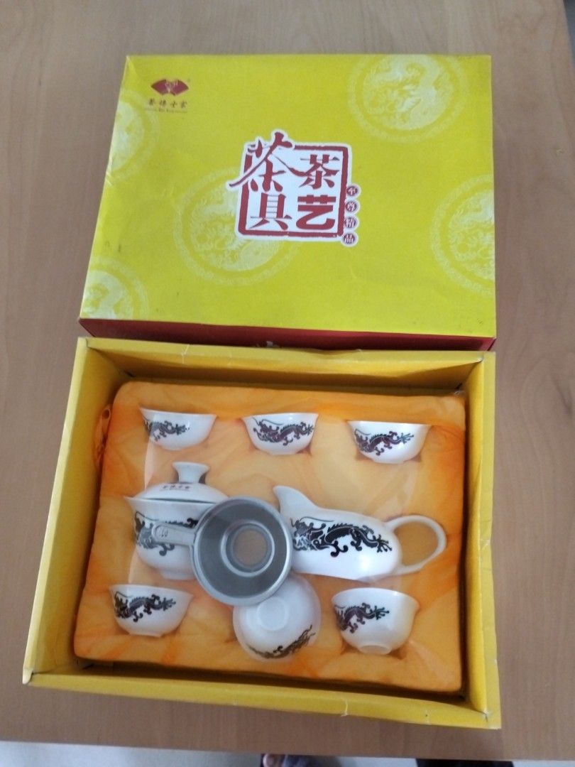 Chinese dragon tea set, Furniture & Home Living, Kitchenware & Tableware, Coffee & Tea Tableware