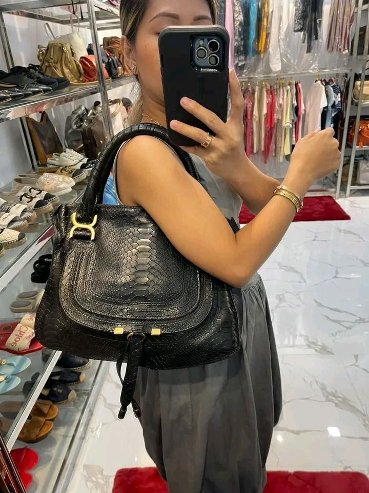 Chloe marcie python shop