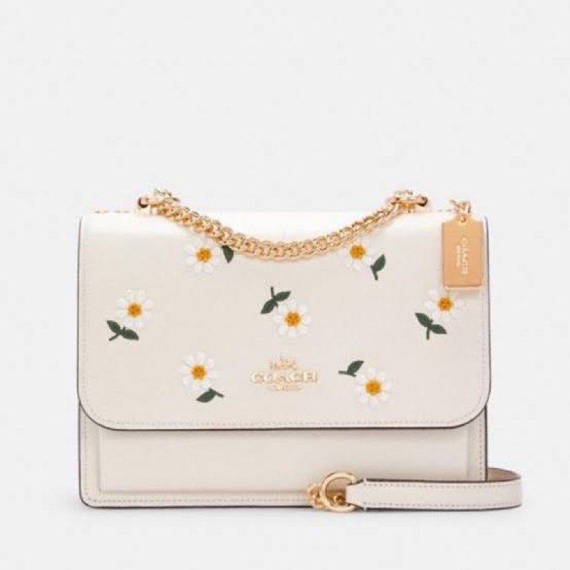 Coach sunflower purse top