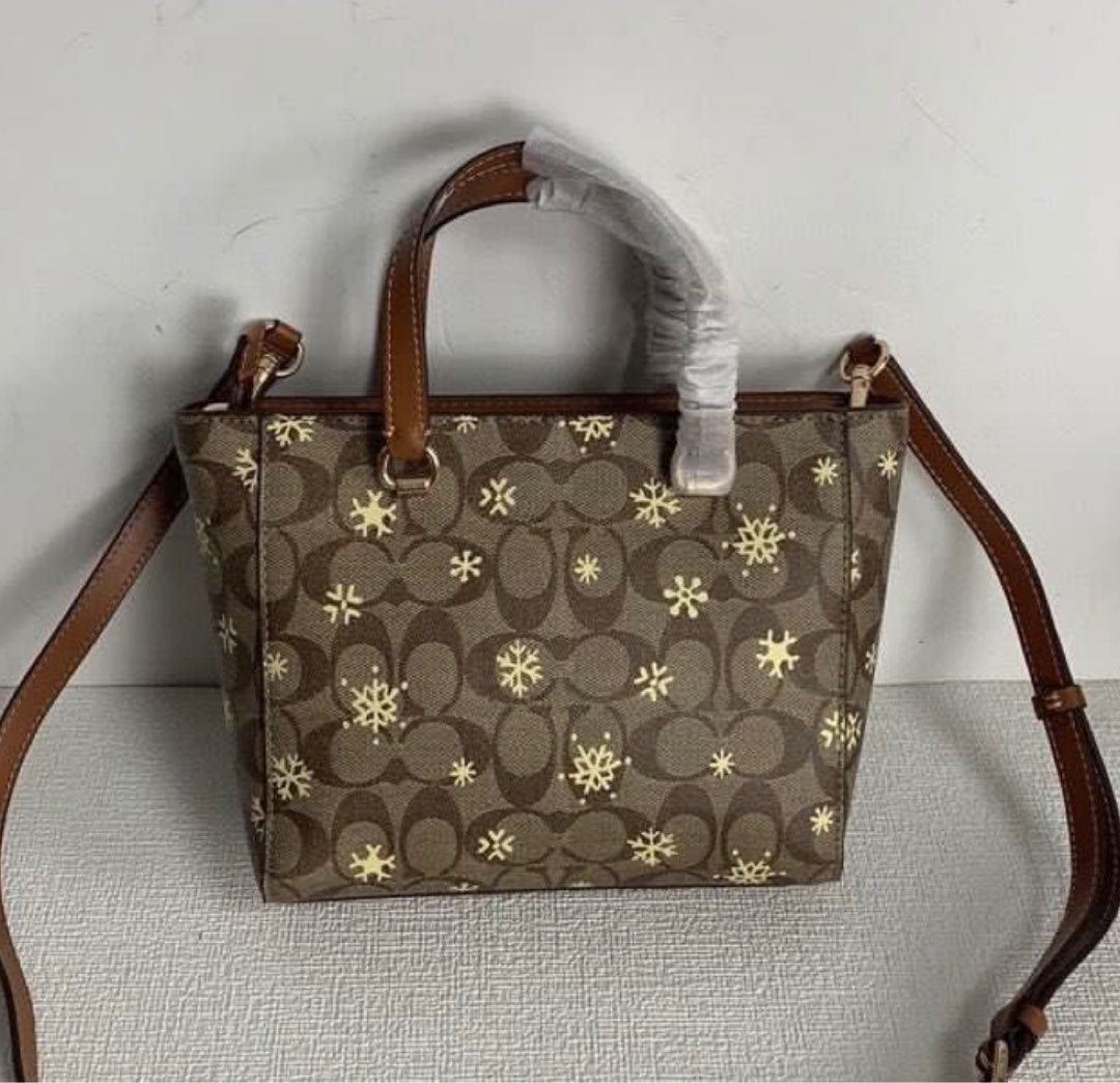 Coach snowflake purse deals