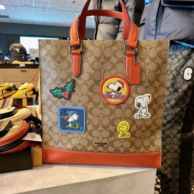 Coach X Snoopy Men s Tote Bag Men s Fashion Bags Sling Bags on
