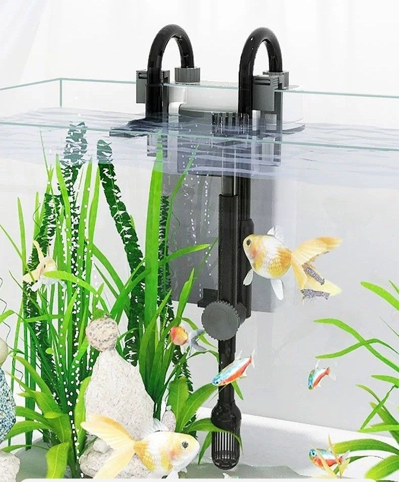 Compact Filter for Small Aquarium Fish Tank, Pet Supplies, Homes ...