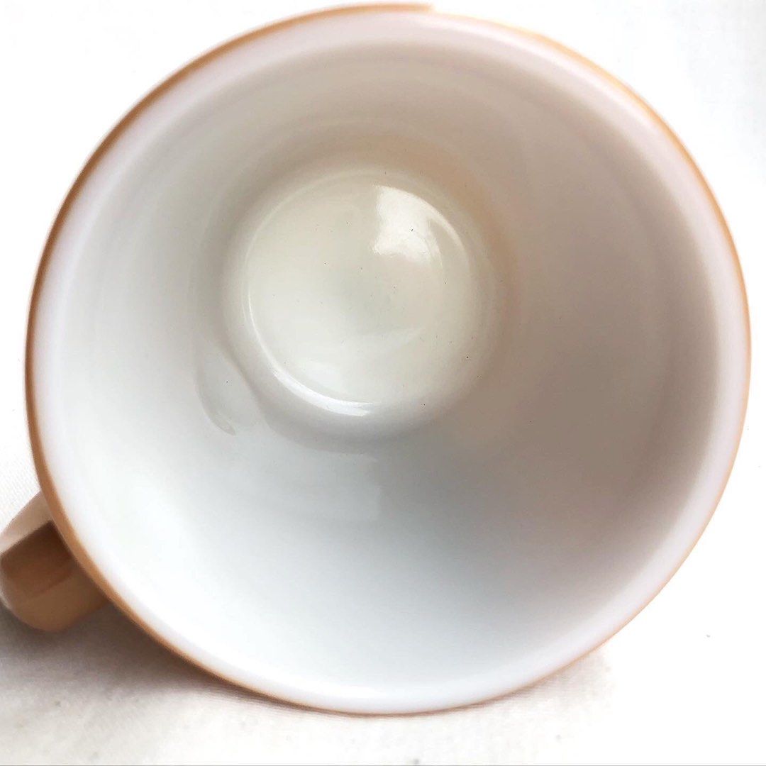 Corningware Milk Glass Coffee Mug Pyrex (Category: Coffee & Tea Tableware) located in Davao. Submitted by ejd_needsandwants (Listing ID 1198924760, Image 3). Description: For SURE Buyer⚠️ AVAILABLE❣️ Vtg. Corningware Milk Glass Coffee Mug ~ vgc, minor scuffing ~ approx. 3"D x 3"H ~ Php. 395.