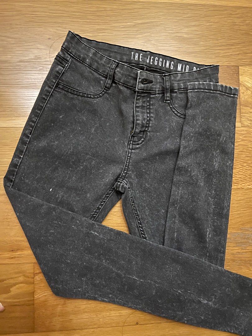 Cotton:On mid rise jeggings in dark rinse