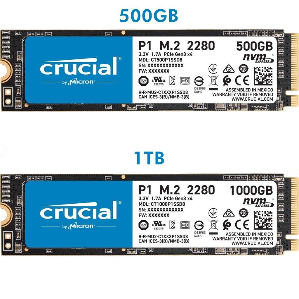 Crucial p1 nvme 1tb hotsell
