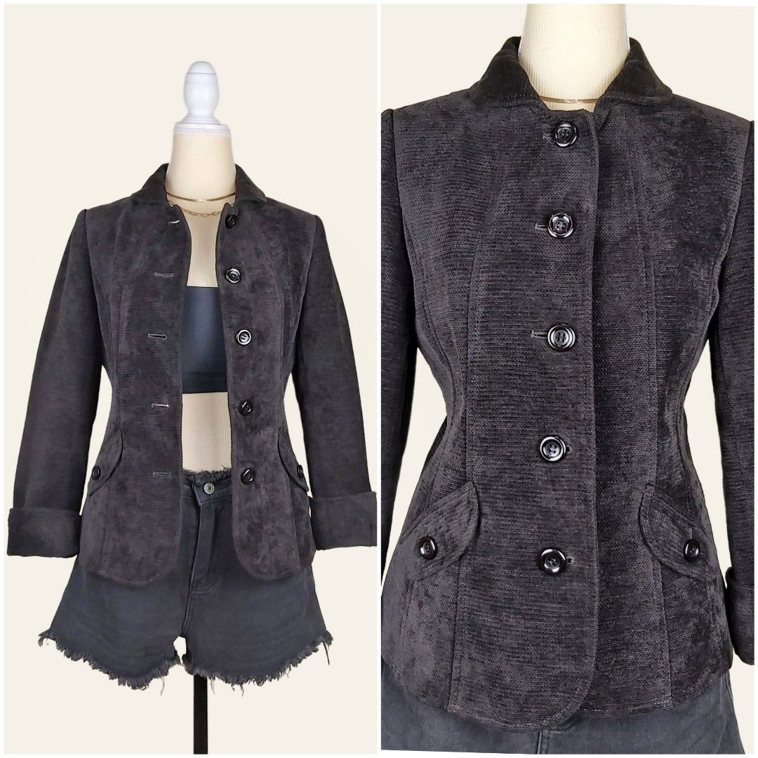 Dark brown jacket, Women's Fashion, Coats, Jackets and Outerwear on