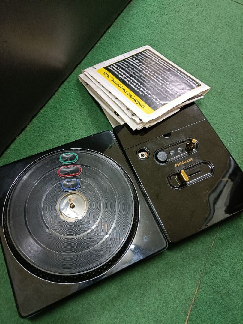 DJ HERO Wireless Turntable Controller For Nintendo Wii, Hobbies