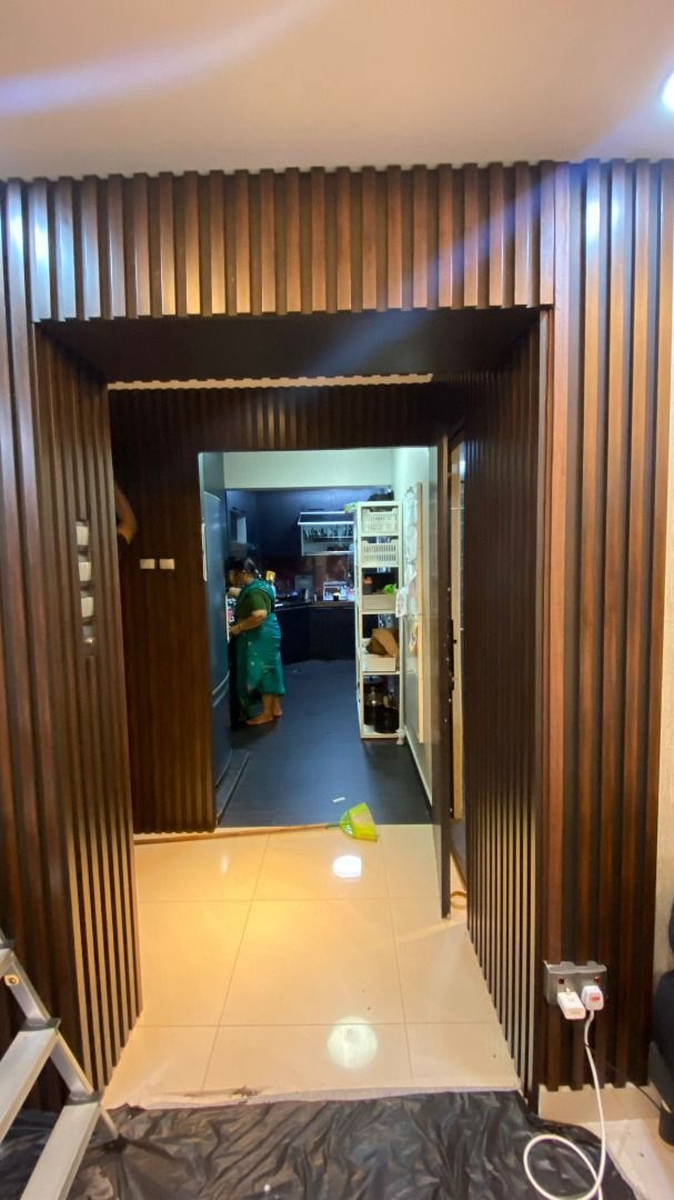 Door Fluted Panel / Feature Wall Fluted Panel / Hiding Door Fluted