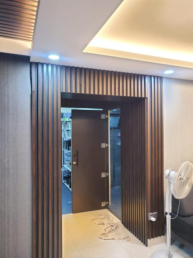 Door Fluted Panel / Feature Wall Fluted Panel / Hiding Door Fluted