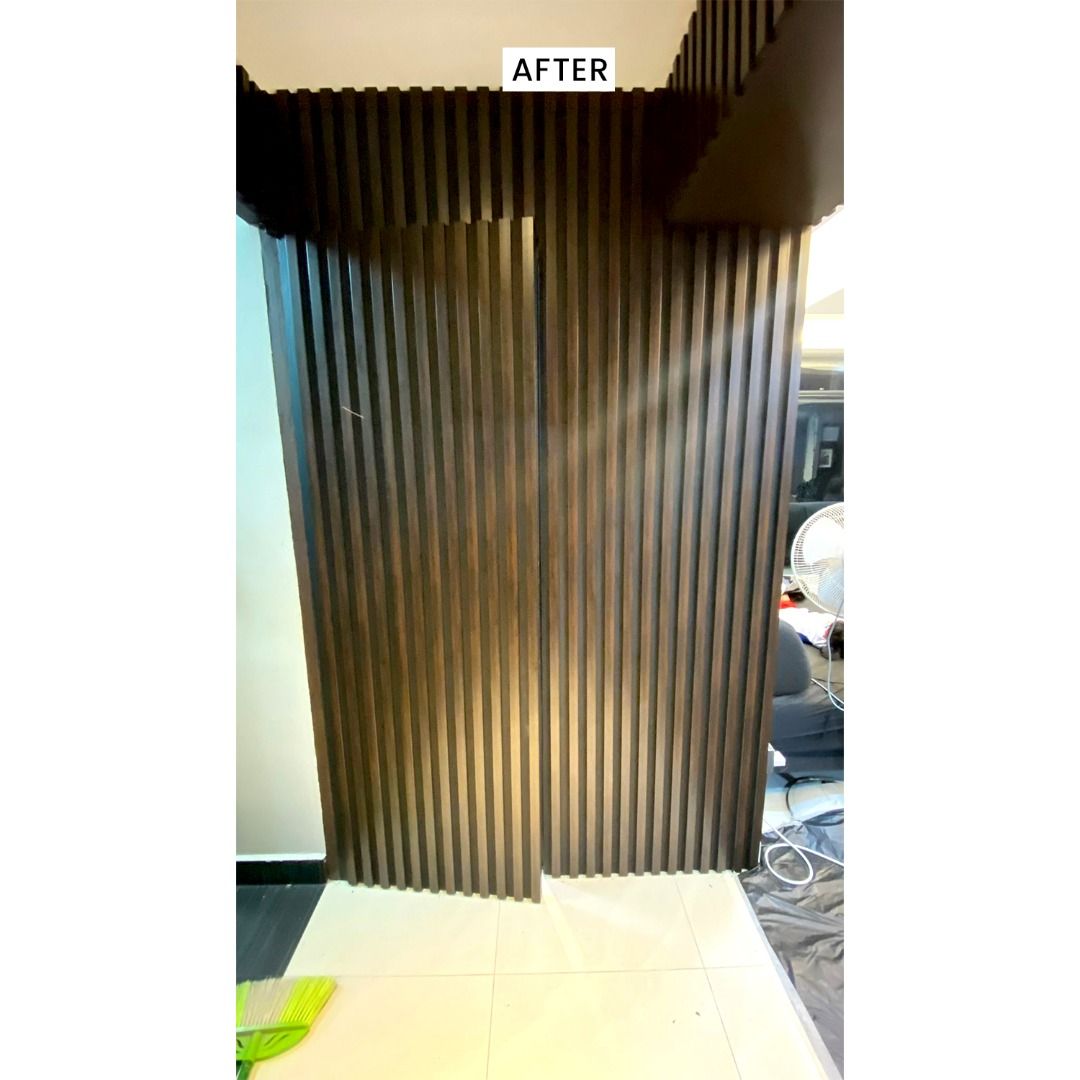 Door Fluted Panel / Feature Wall Fluted Panel / Hiding Door Fluted