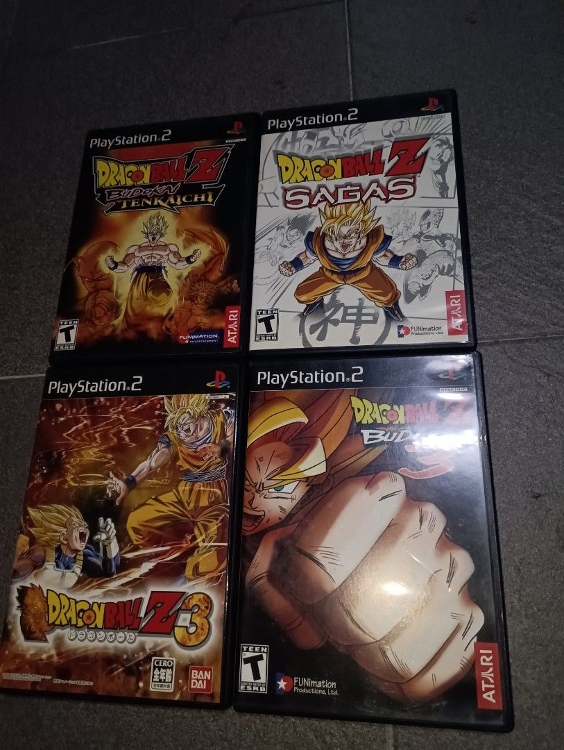 Dragon Ball Z Playstation 2 PS2 60 each, Video Gaming, Video Games