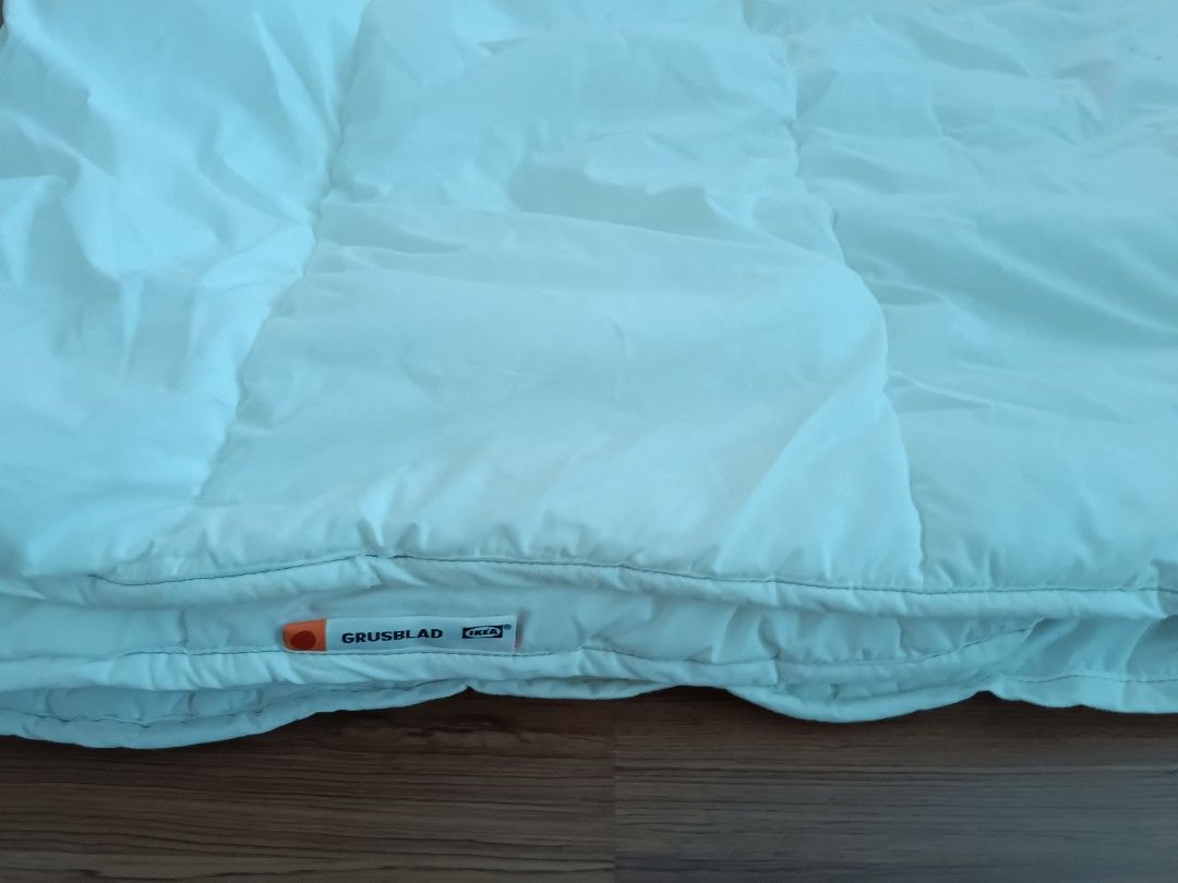 Duvet (IKEA Grusblad, 240x220), Furniture & Home Living, Bedding ...