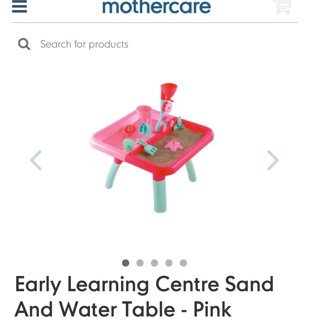 Early Learning Centre Sand And Water Table Pink Babies Kids