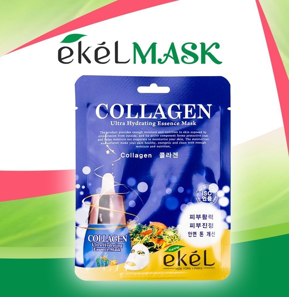 EKEL Korean Sheet Mask Collagen, Beauty & Personal Care, Face, Face ...