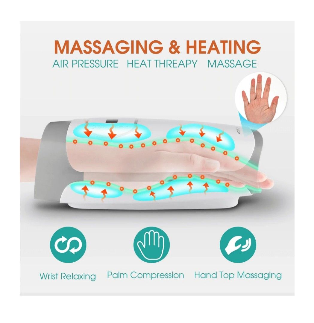 Electric Hand Massager, Health & Nutrition, Massage Devices on Carousell