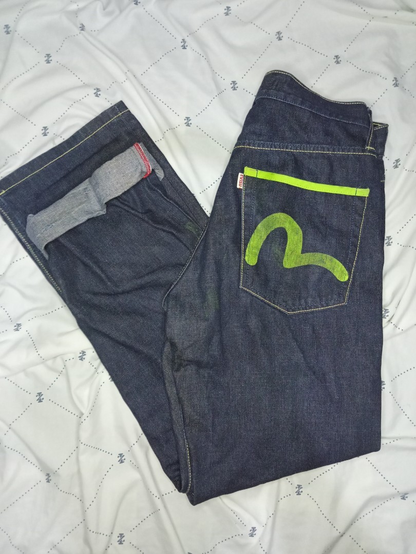 EVISU GENES, Men's Fashion, Bottoms, Jeans on Carousell