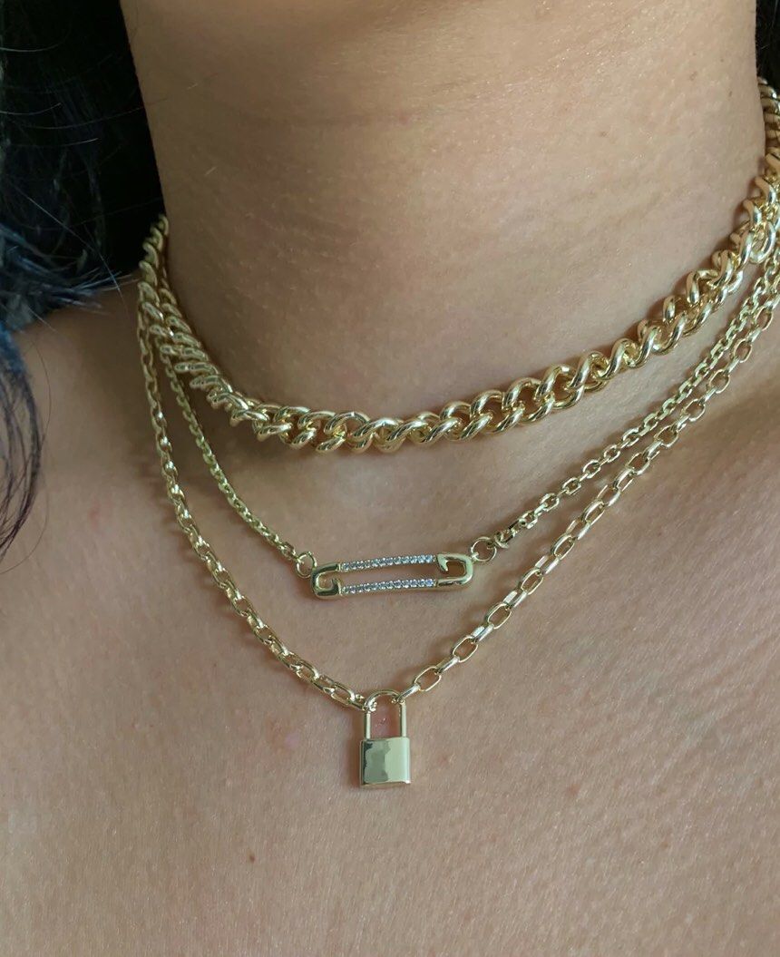 Gold necklace for me cheap