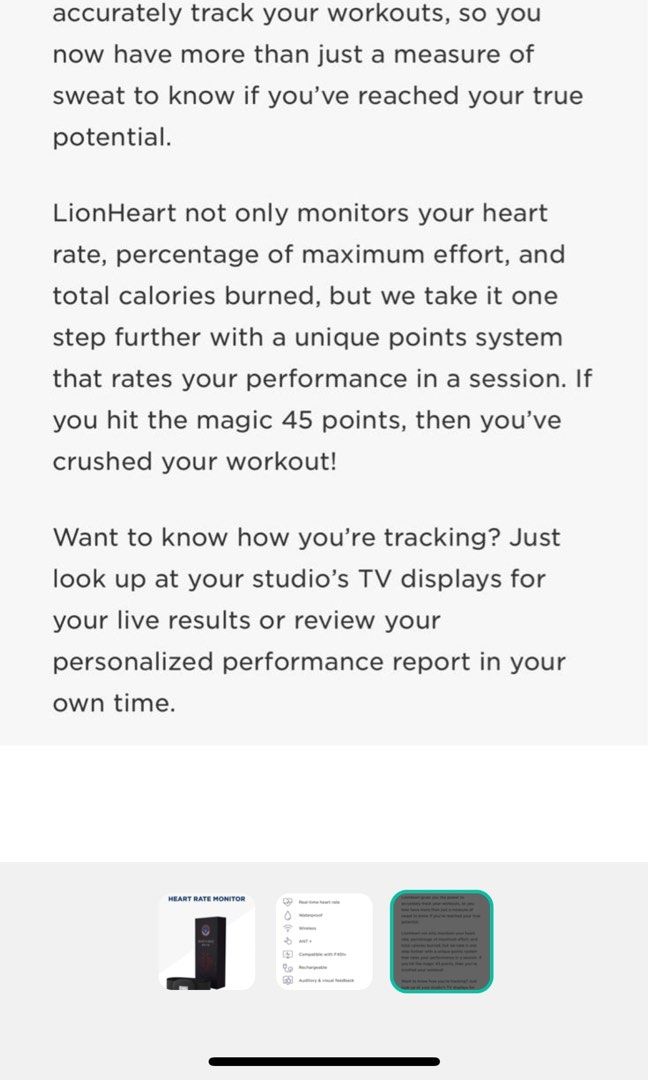 F45 lionheart points system shop