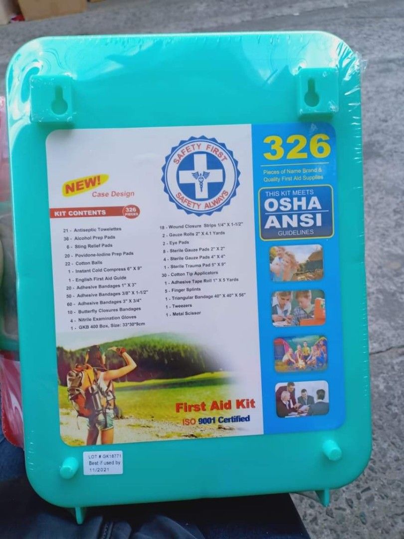 Nutrition Program First Aid Kit First aid kit big, Health & Nutrition, Assistive & Rehabilatory Aids ...