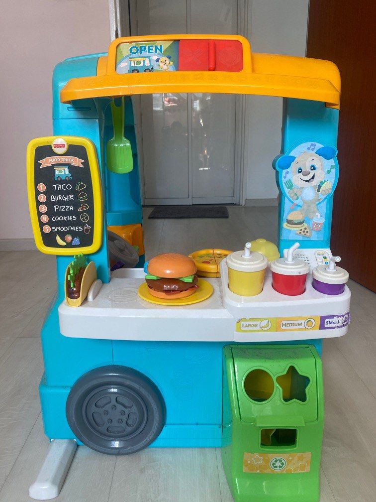 Fisher Price Food Truck, Babies & Kids, Infant Playtime on Carousell