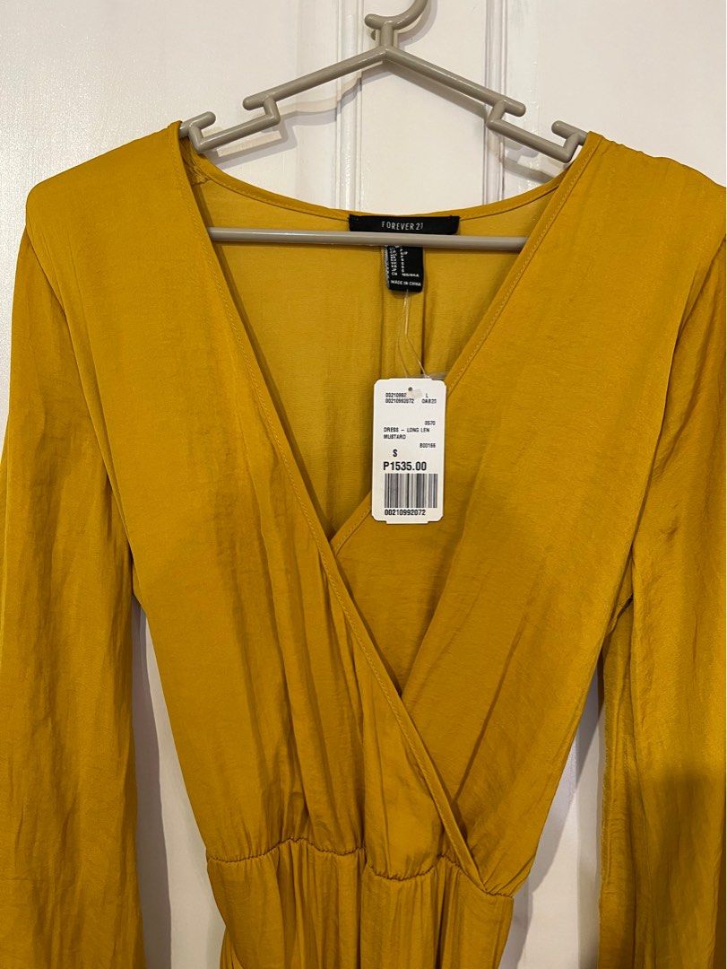 Forever 21 top long yellow dress