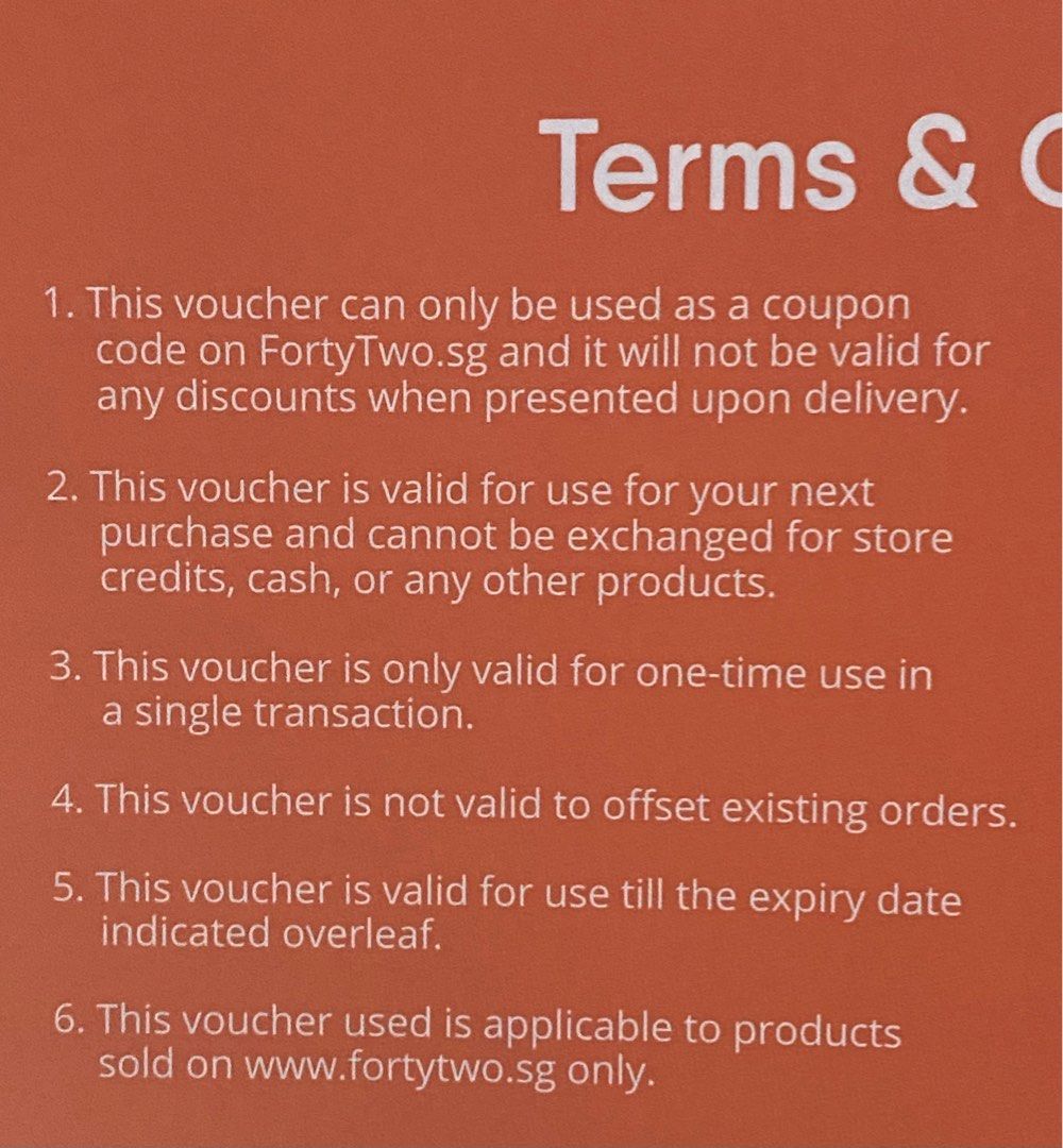 fortytwo coupon for your new table, desk, bed, etc., Furniture & Home