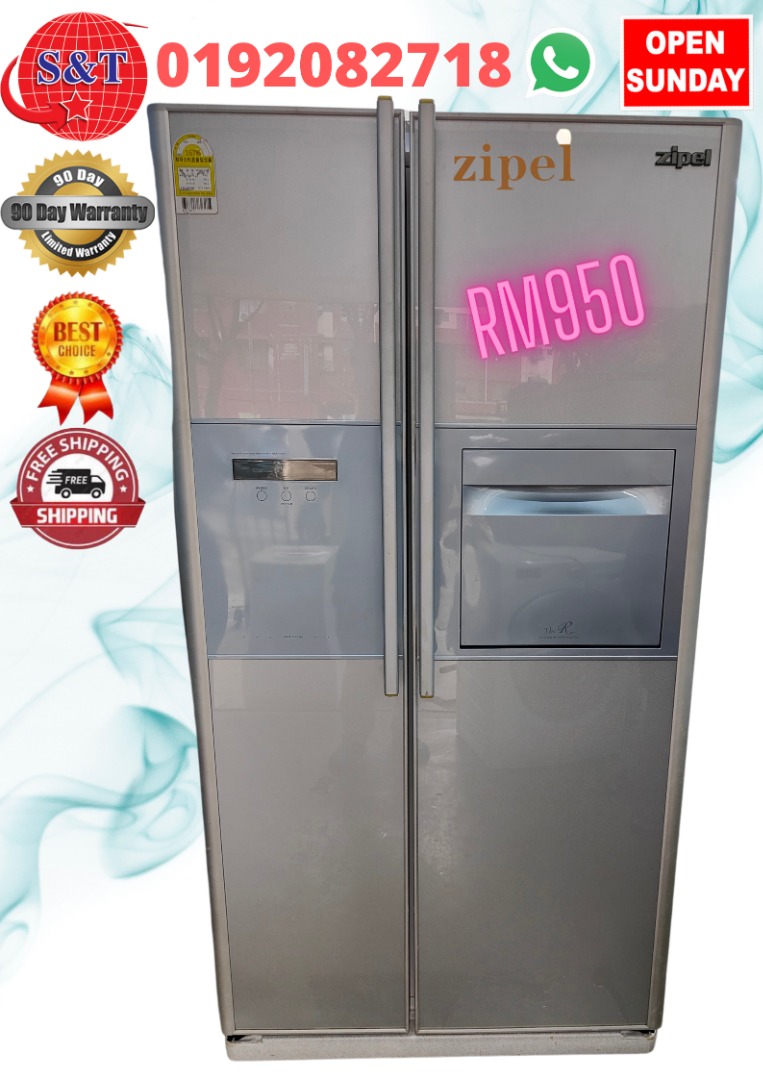 Zipel double on sale door fridge