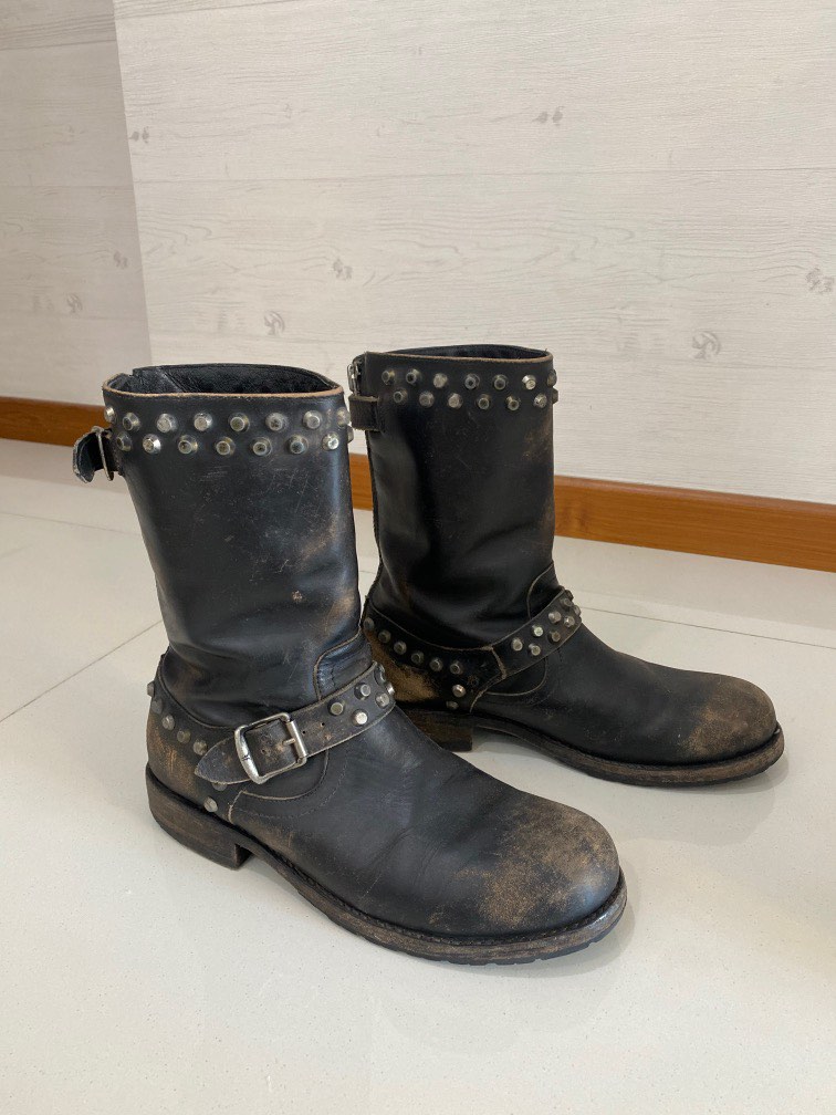 Frye men's motorcycle boots online