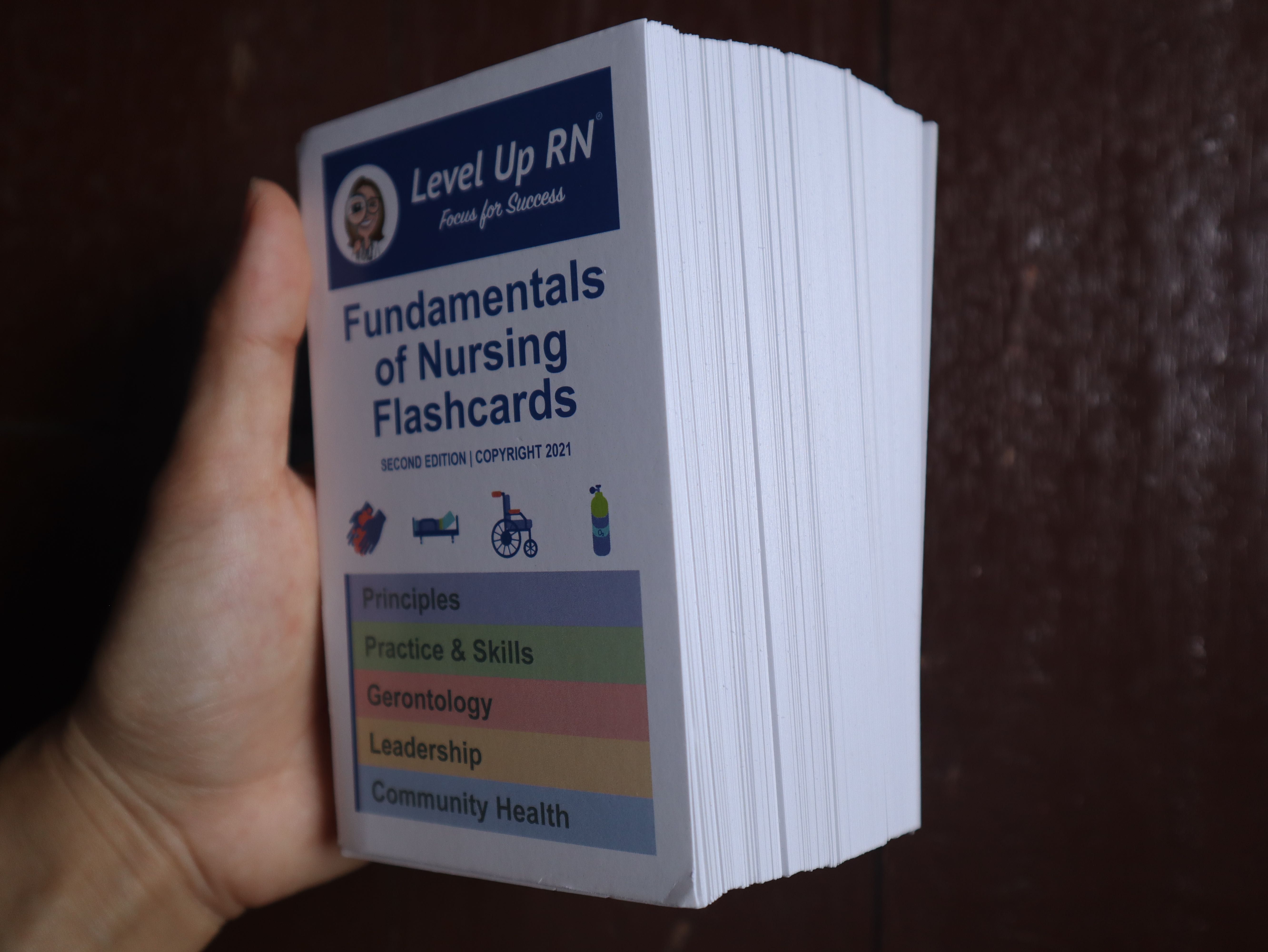 Fundamentals of Nursing Flashcards from Level Up RN, Hobbies & Toys
