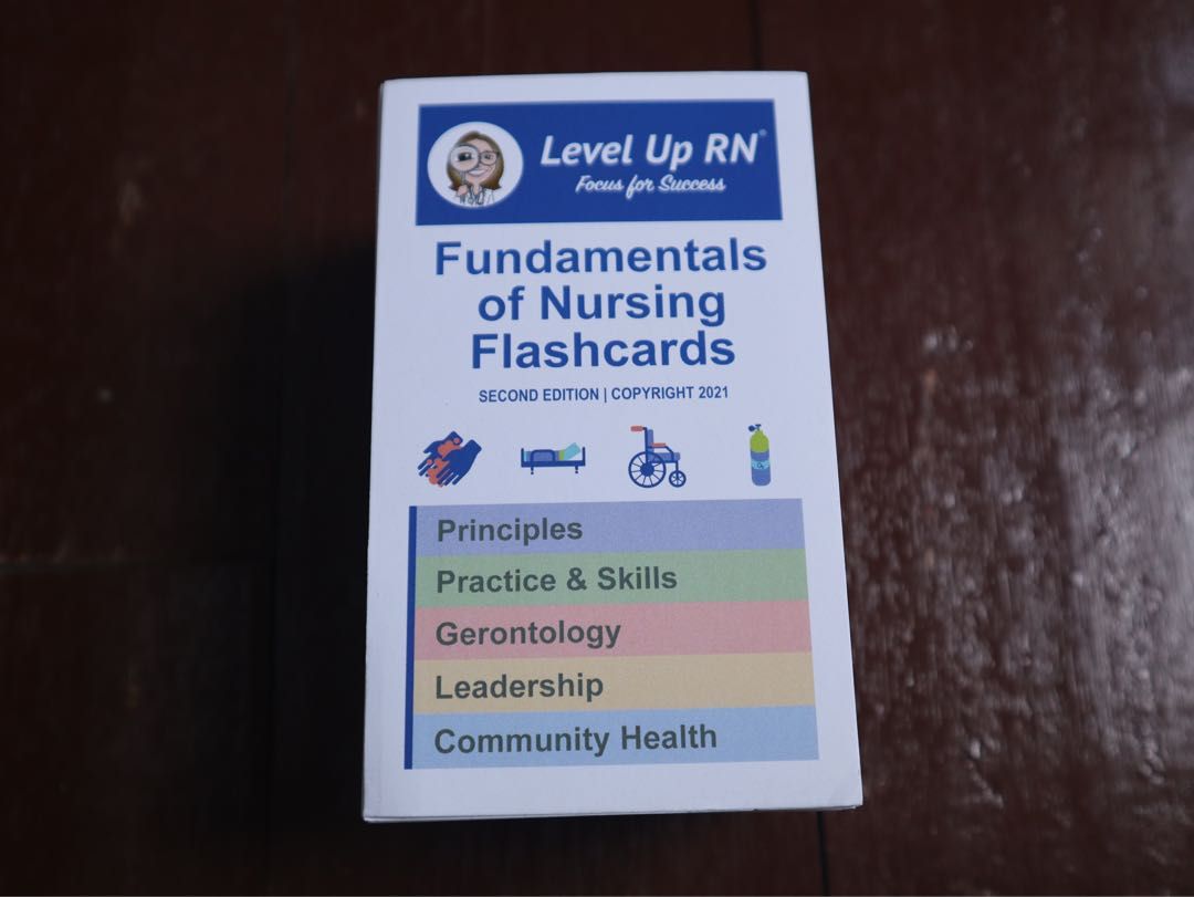 Fundamentals of Nursing Flashcards from Level Up RN, Hobbies & Toys