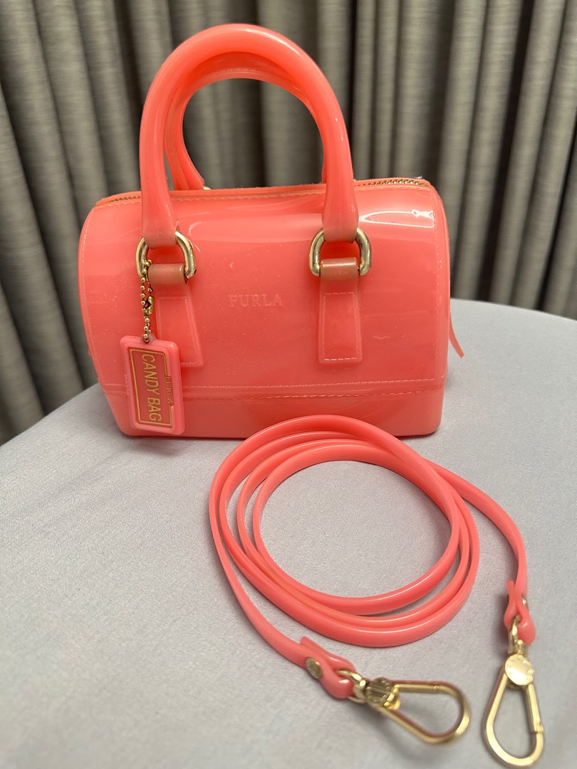 Furla Mini Jelly Bag, Luxury, Bags & Wallets on Carousell