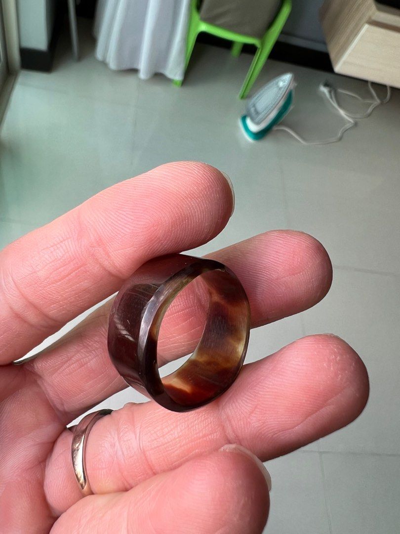 Tortoise shell ring hot sale