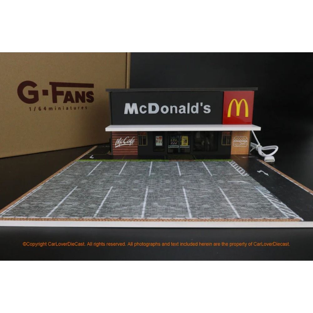 GFans 1/64 Scale McDonald's Diorama Set, Hobbies & Toys, Toys & Games on Carousell