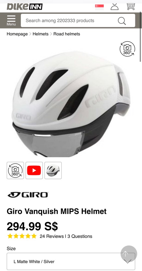 giro mips helmet medium