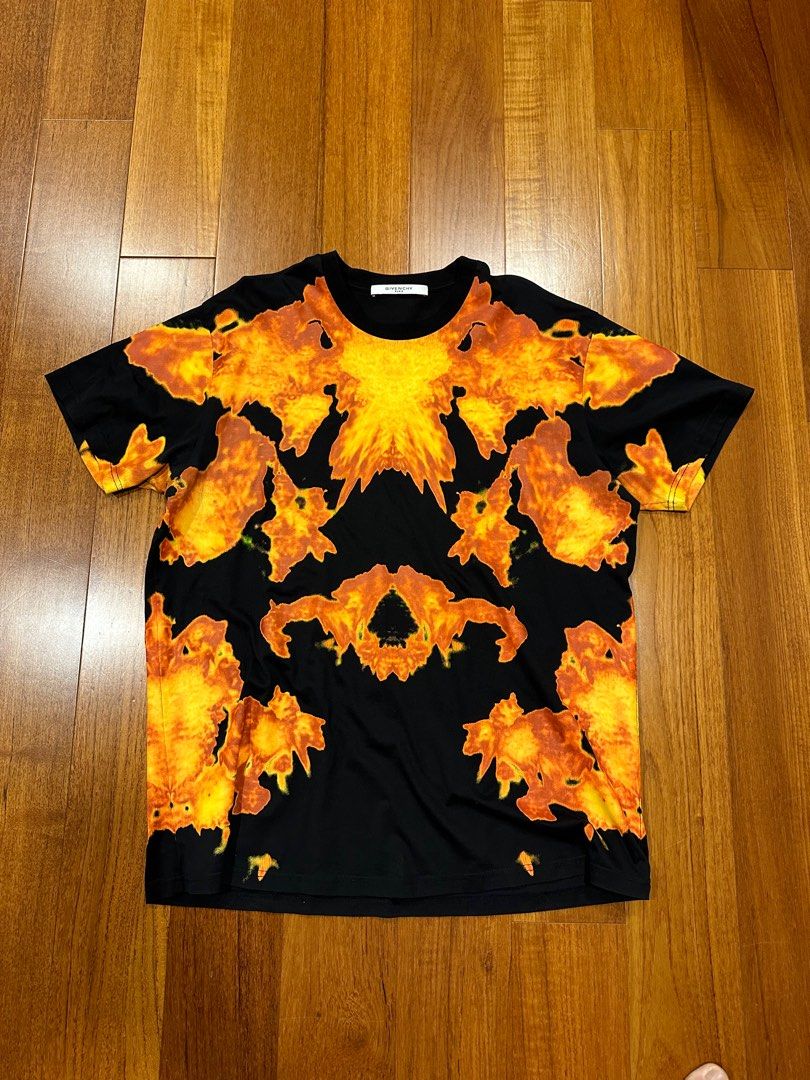 Givenchy flame t shirt top