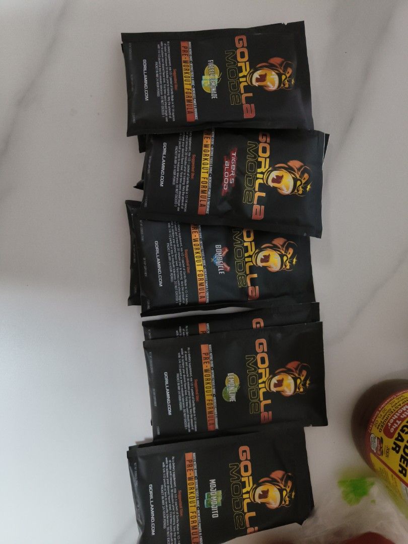 GORILLA MODE PRE WORKOUT VOLCANO BURST LAST YEARS LIMITED EDITION
