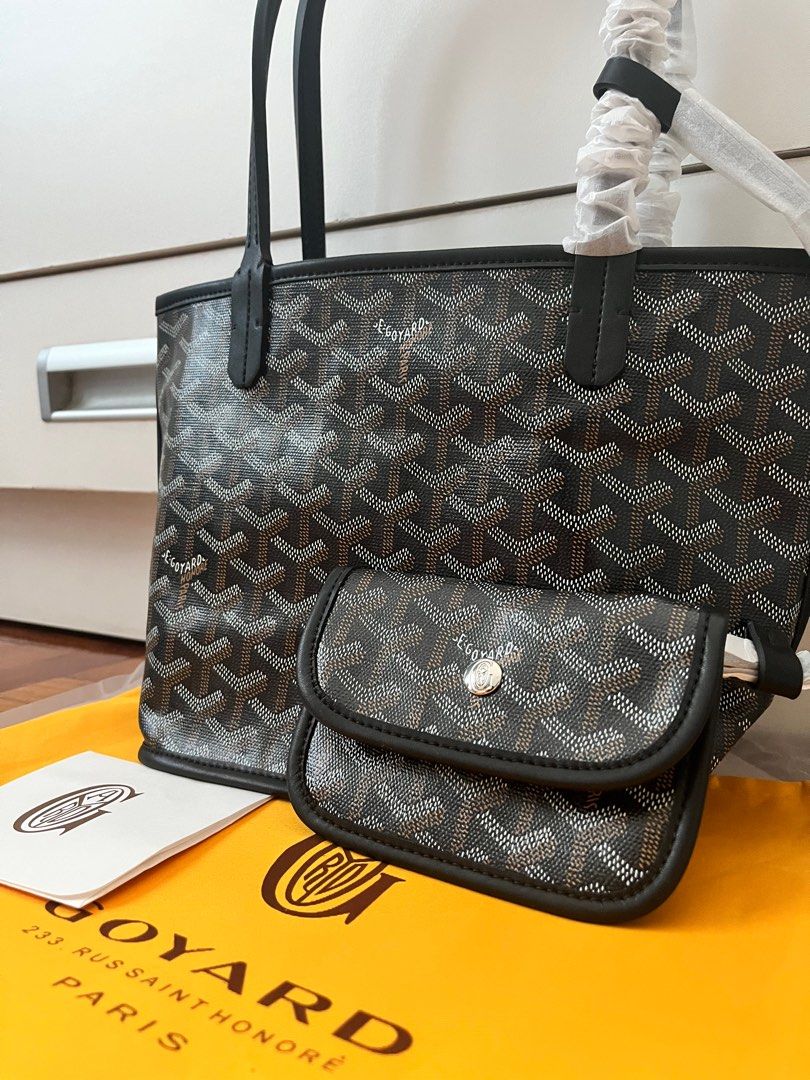 GOYARD ANJOU MINI BLACK TAN BAG – Lbite Luxury Branded - Your