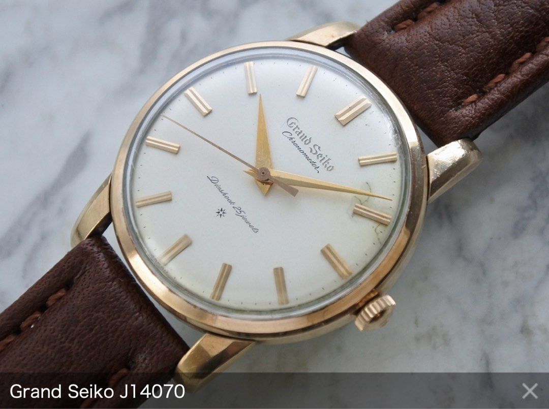 Grand Seiko 3180 First Carved Dail J14070 Luxury Watches on
