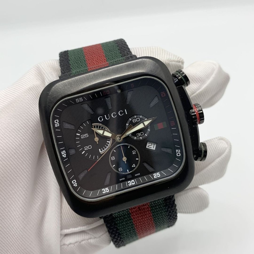 GUCCI 131.2 COUPE FAULTY CHRONOGRAPH QUARTZ MENS WATCH 227031795 SI