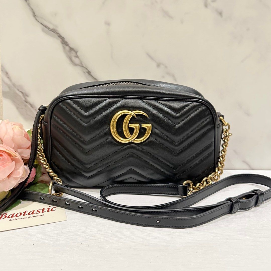 Gucci Marmont Camera Bag Small, Luxury, Bags & Wallets on Carousell