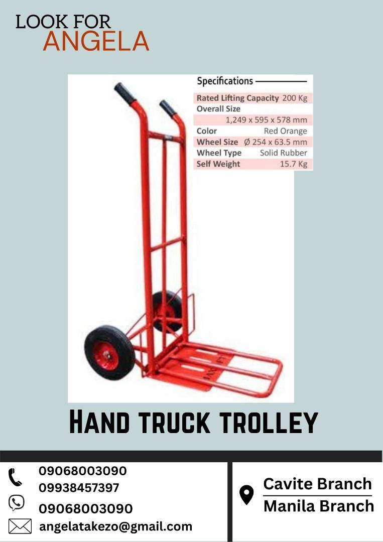 Hand Truck Trolley, Commercial & Industrial, Construction Tools