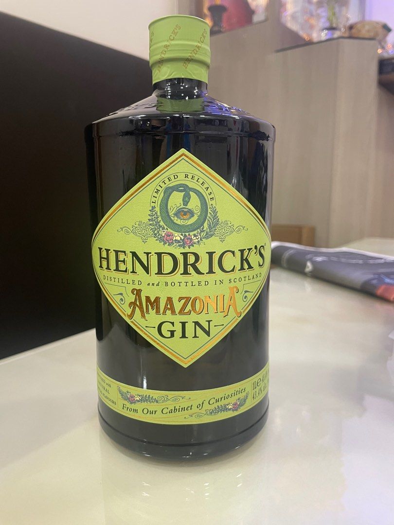 Hendrick's Amazonia Gin 1L, Food & Drinks, Alcoholic Beverages on Carousell