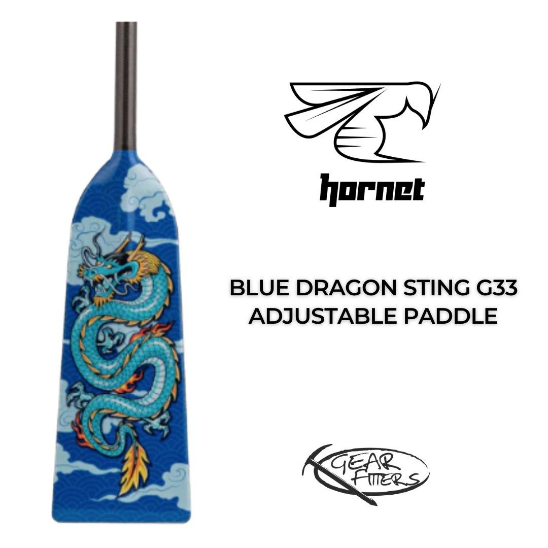 Blue Dragon Sting G33 Dragonboat Adjustable Paddle IDBF Approved